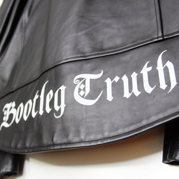 BNWT SS19 UNDERCOVER BOOTLEG TRUTH LEATHER JACKET 3 - Picture 9 of 15